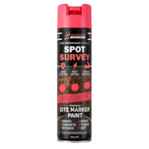 Spot Survey Flourescent Red 350g Aerosol